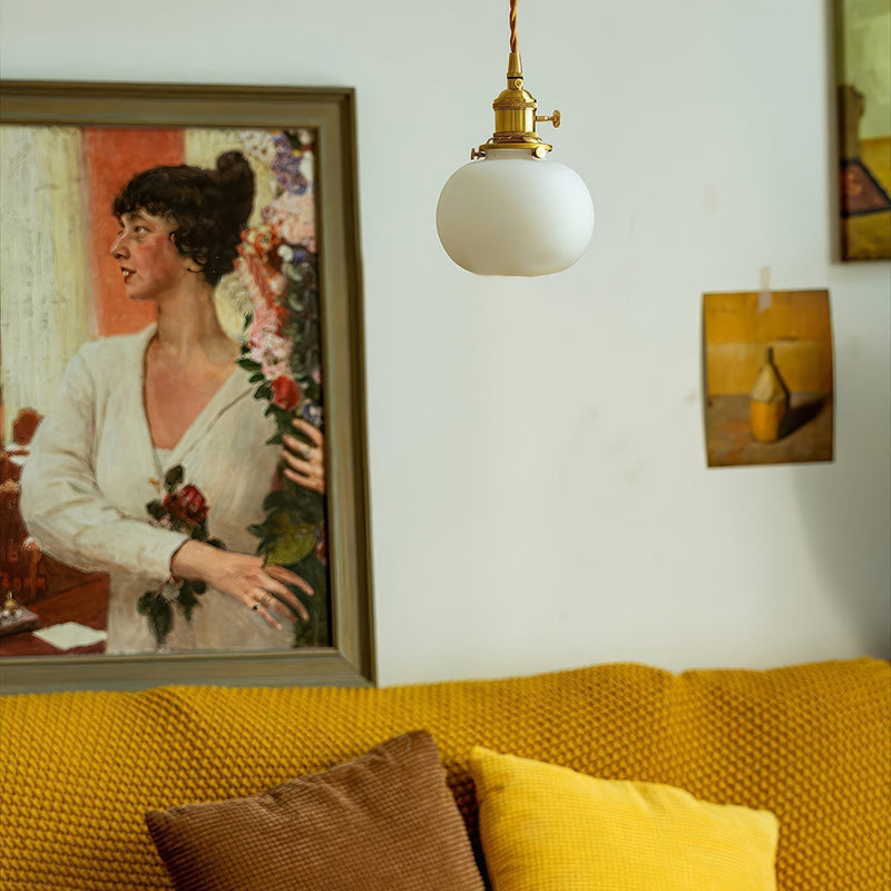 Modern White Pendant Light