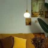 Modern White Pendant Light view 2