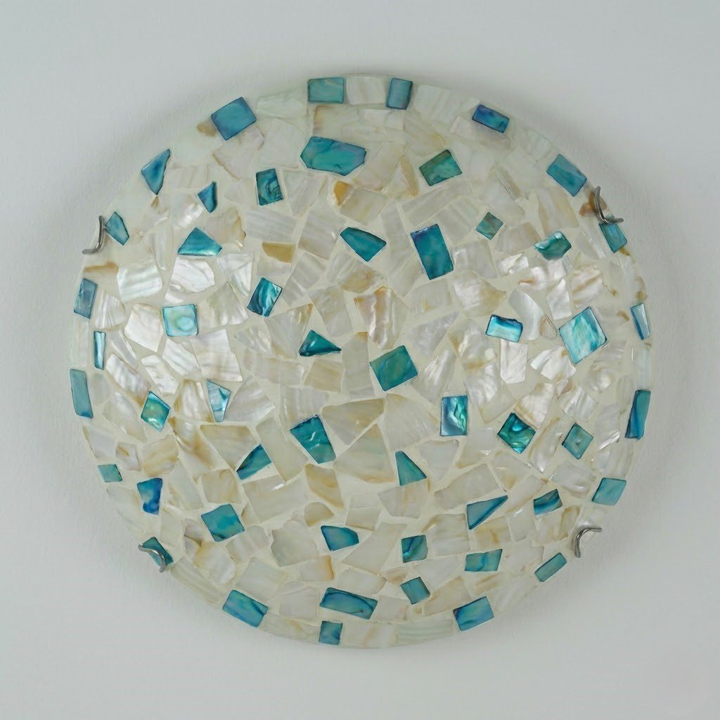 Mosaic Glass Ceiling Light view 2