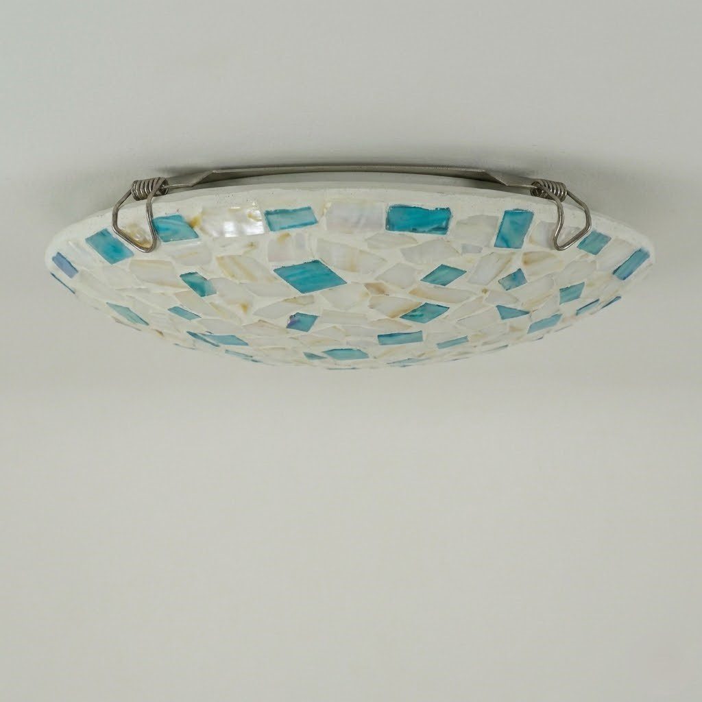 Mosaic Glass Ceiling Light view 6