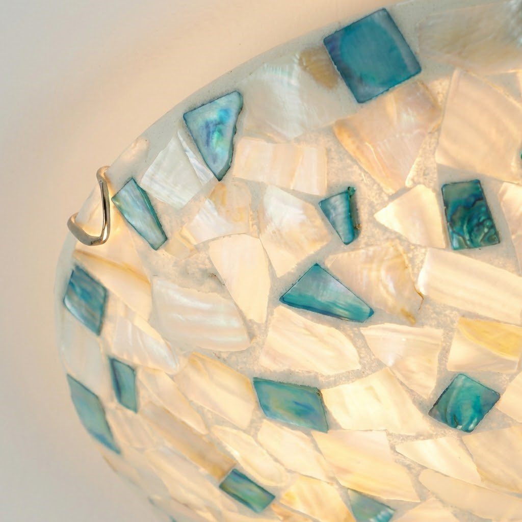 Mosaic Glass Ceiling Light view 8