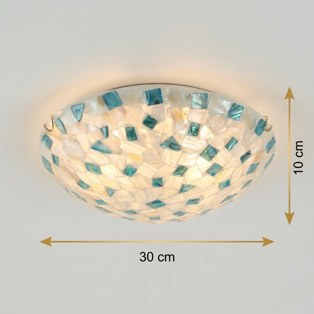 Mosaic Glass Ceiling Light view 9