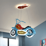 Motorbike Chandelier view 3