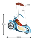 Motorbike Chandelier view 4