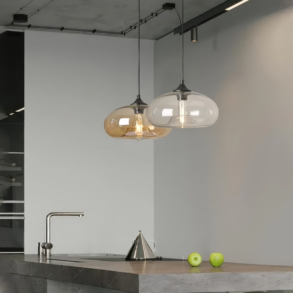 Multi Coloured Glass Pendant Lights view 8