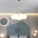 Multiple Glass Ball Pendant Light view 1