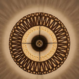 Wicker Lantern Ceiling Light view 3