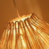Natural Fibre Straw Pendant Light view 7