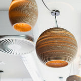 Corrugated Paper Globe Pendant view 3