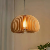 Natural Wood Pendant Light view 1