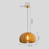 Natural Wood Pendant Light view 5