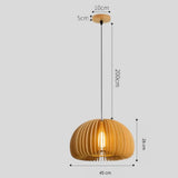 Natural Wood Pendant Light view 6
