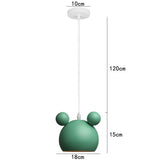 Suspension lustre chambre enfant tête panda view 23