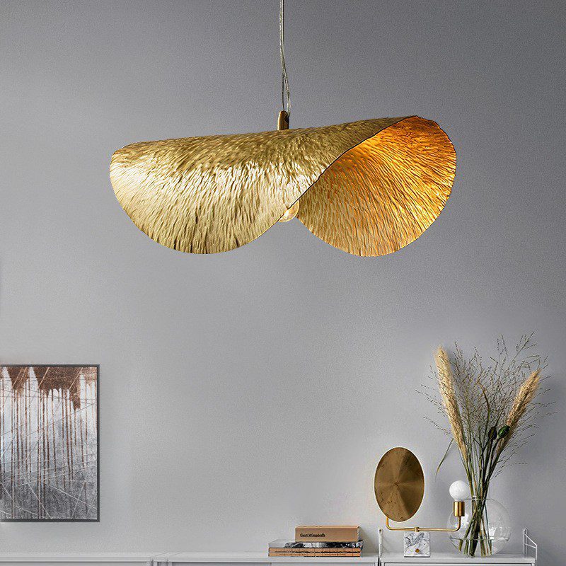 Suspension laiton brossé design view 10