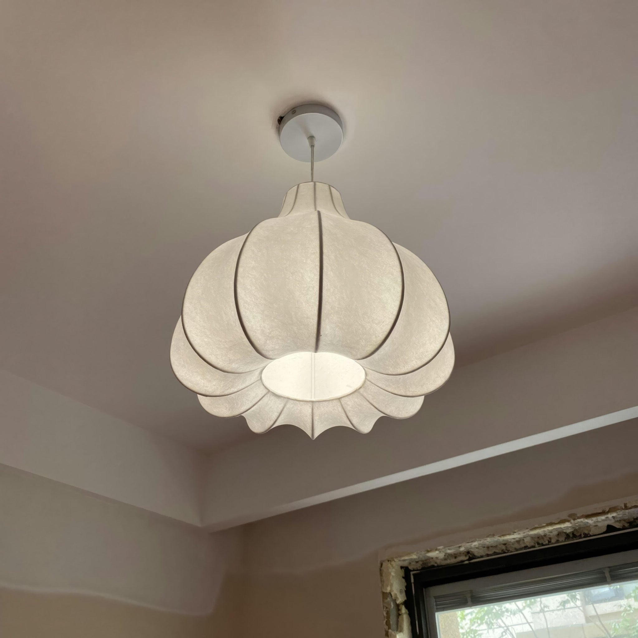 White Onion Pendant Light view 6