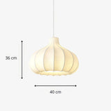 White Onion Pendant Light view 8