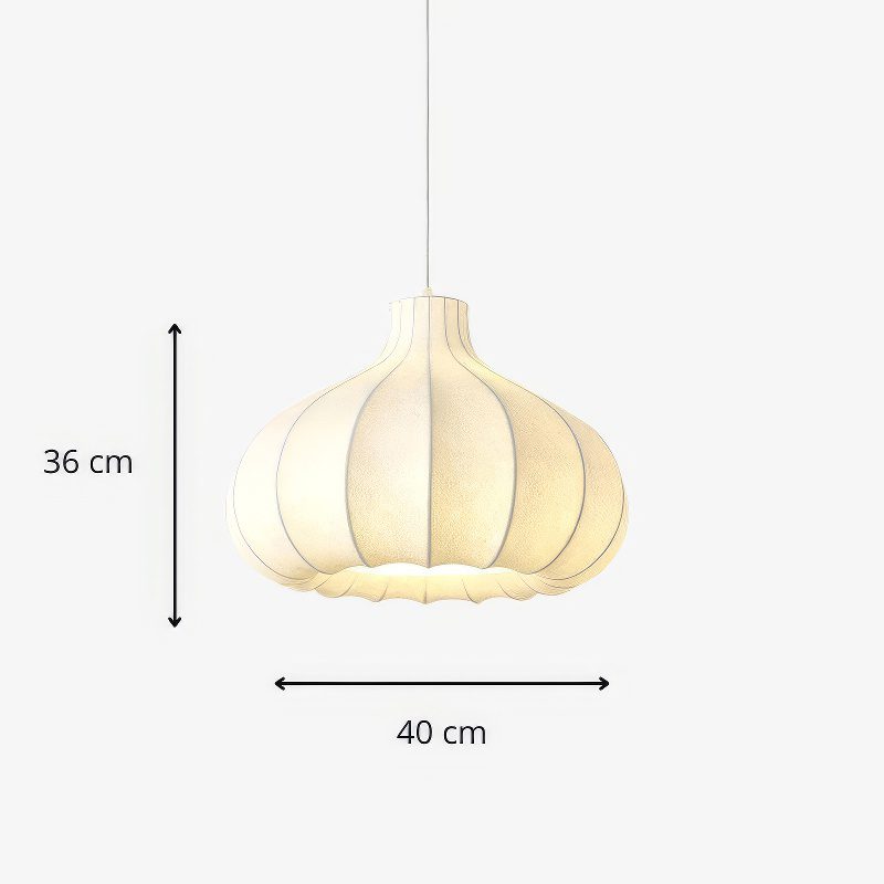 White Onion Pendant Light view 8