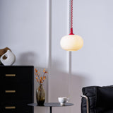 Opal Glass Pendant Light view 3