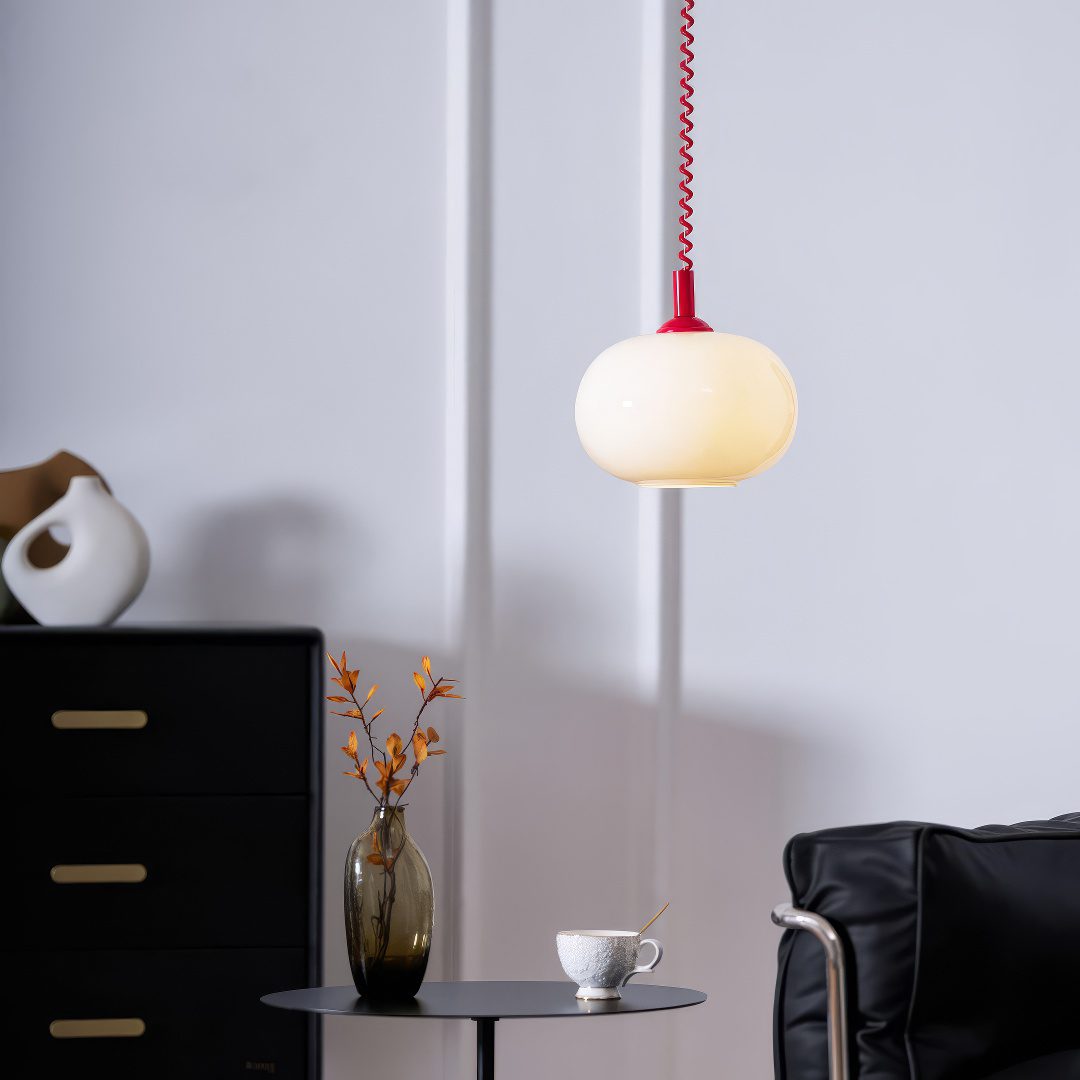 Opal Glass Pendant Light view 3