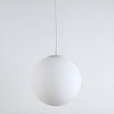 White Opal Globe Pendant view 2