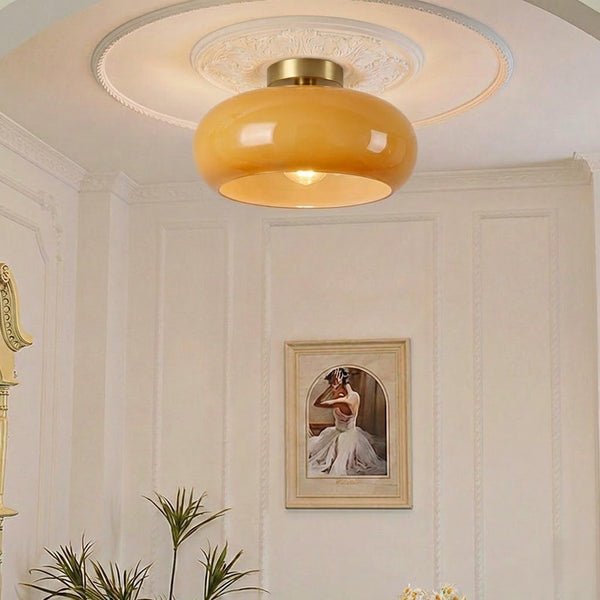 Orange Ceiling Light