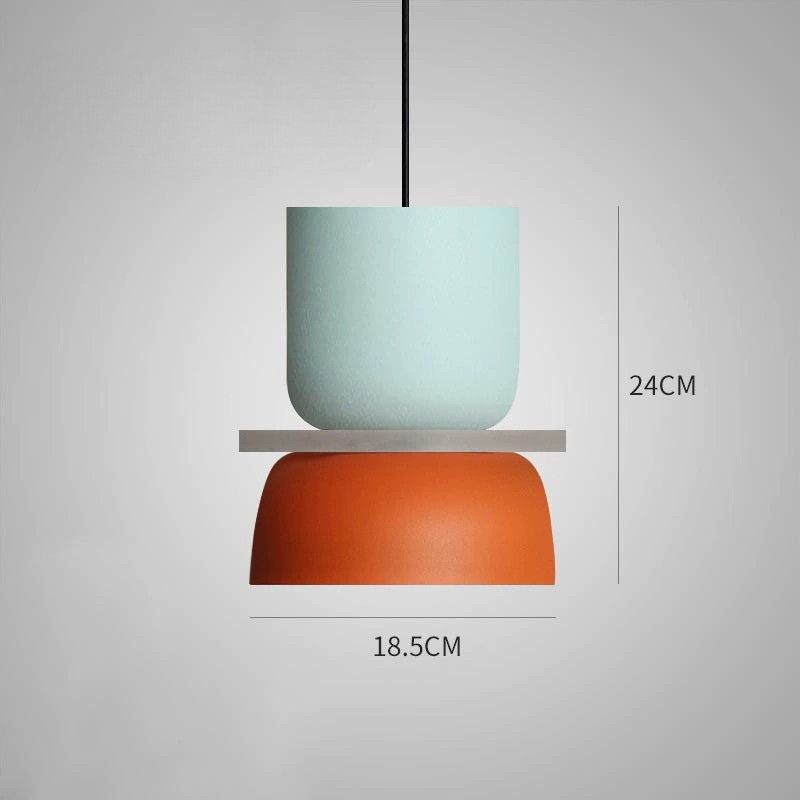 Suspension colorée design postmoderne view 11