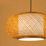 Oval Bamboo Pendant Light view 11