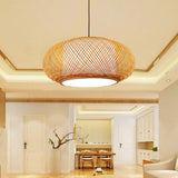 Oval Bamboo Pendant Light view 5