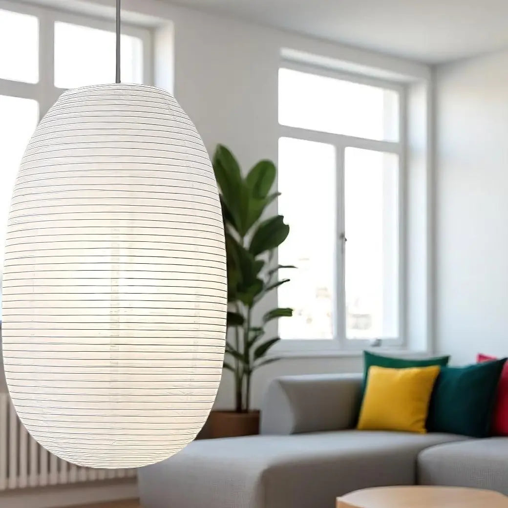 Oval Paper Pendant Light view 4