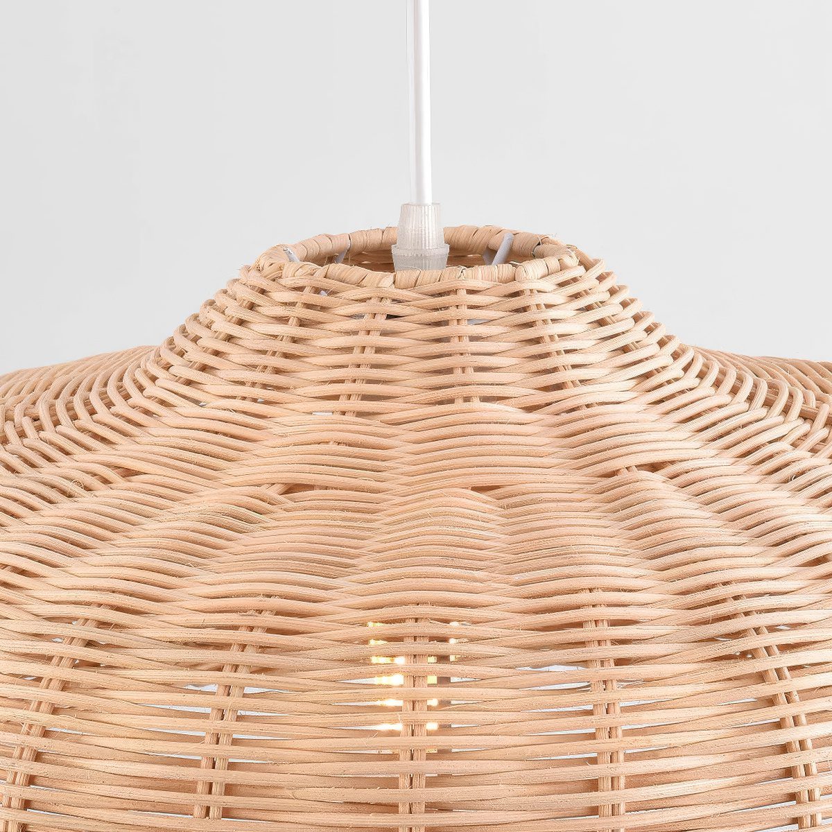 Oval Rattan Pendant Light view 4