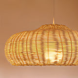 Oval Rattan Pendant Light view 6