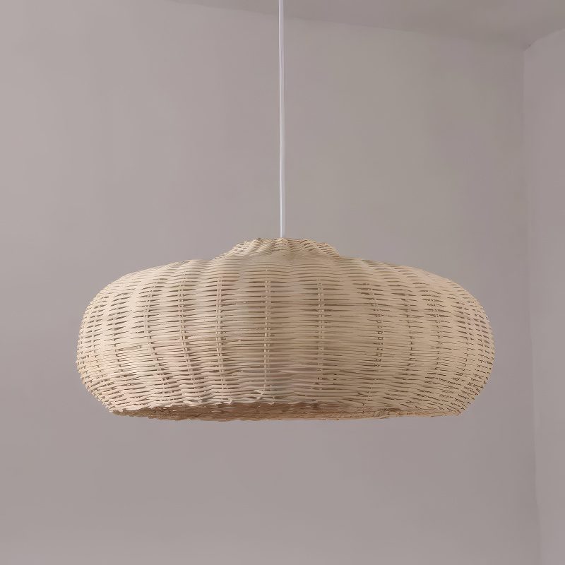 Oval Rattan Pendant Light view 7