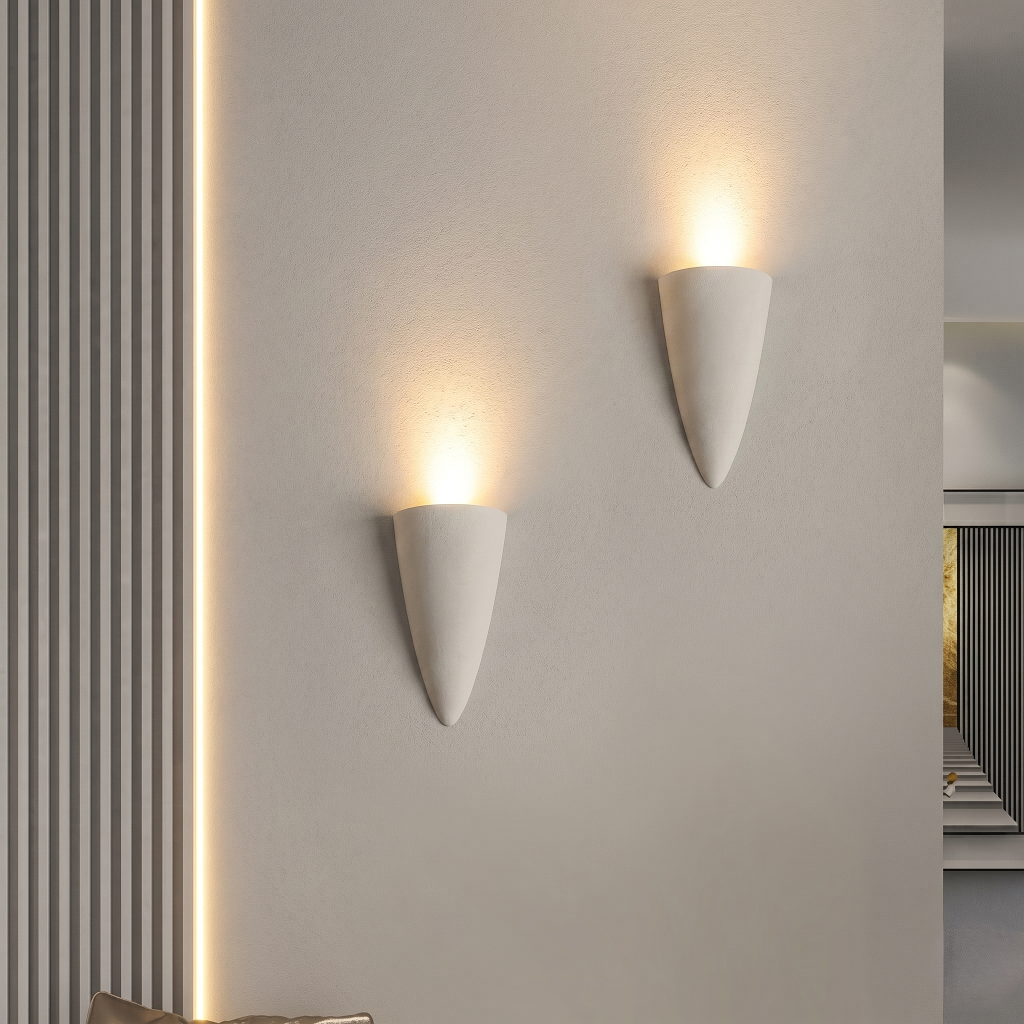 Paintable Wall Lights view 8