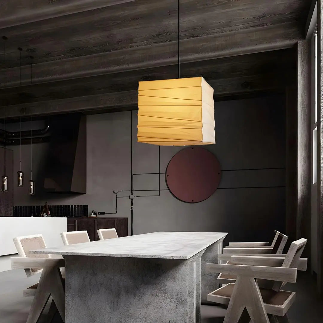 Paper Cube Pendant Light view 1