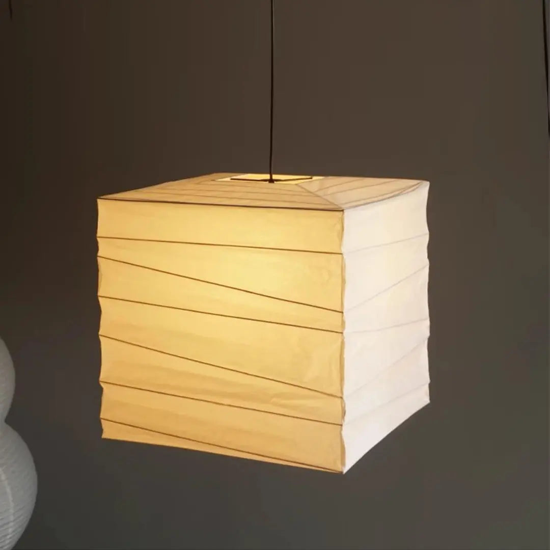 Paper Cube Pendant Light view 2