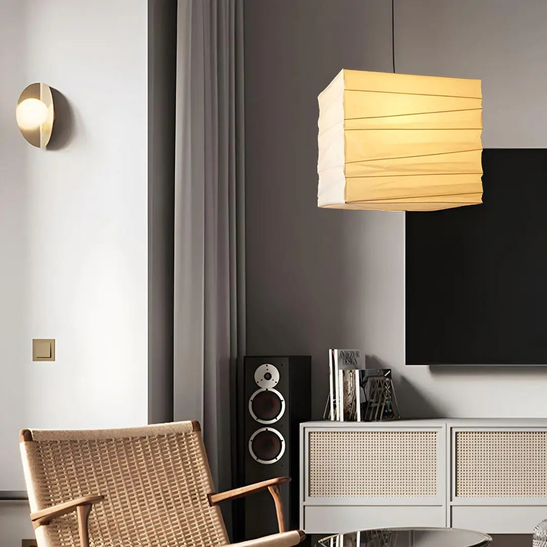 Paper Cube Pendant Light view 5