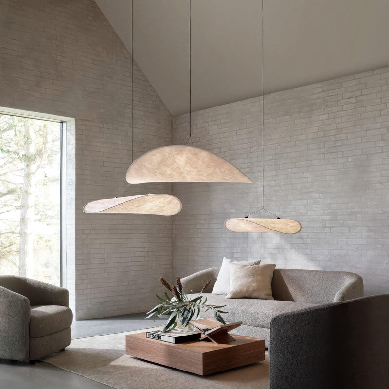 Sculptural Paper Pendant Light