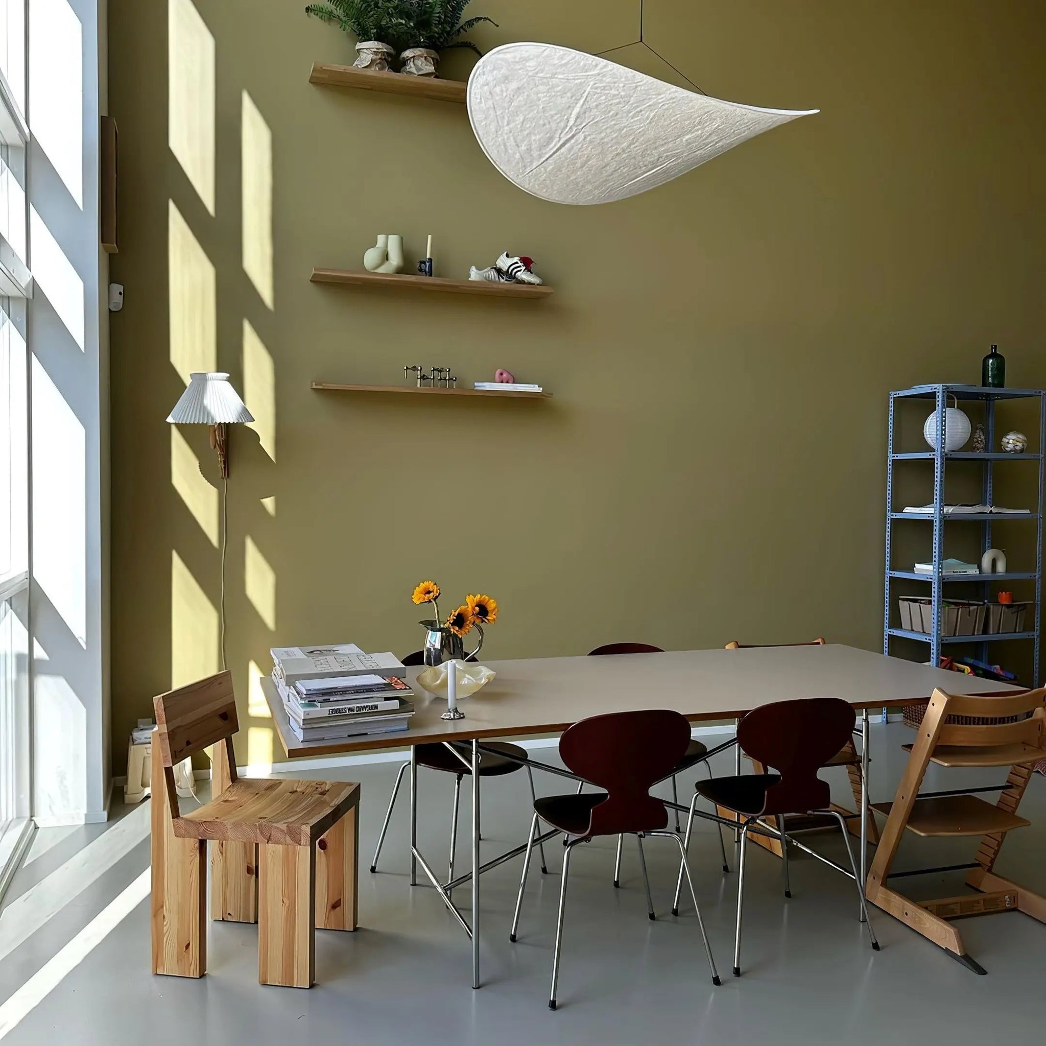 Sculptural Paper Pendant Light view 12