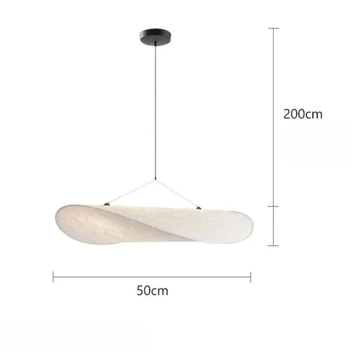 Sculptural Paper Pendant Light - image 3