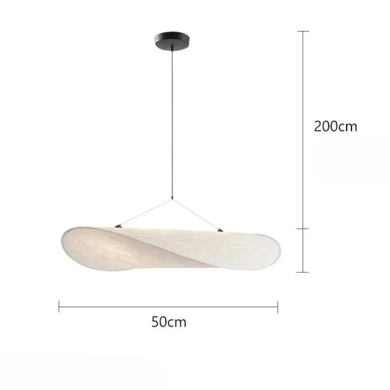 Sculptural Paper Pendant Light view 3