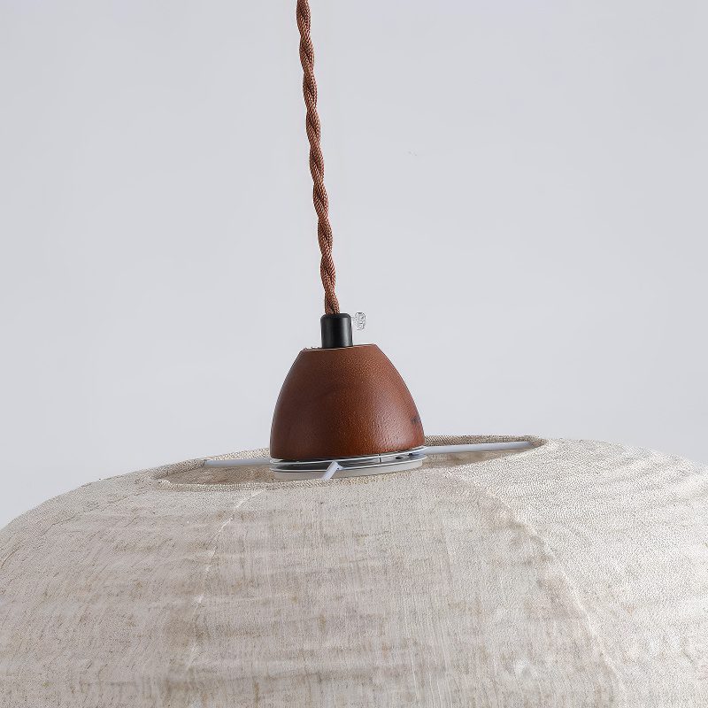 Beige Linen Pendant Light view 8