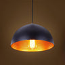 Matt Black Globe Pendant Light
