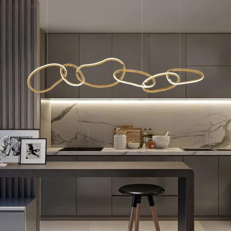 Pendant Lighting Over Table view 5