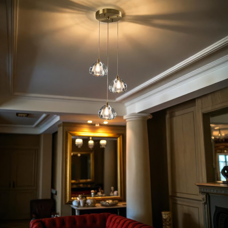 Staggered Globe Pendant Light view 4