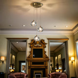 Staggered Globe Pendant Light view 5