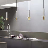 Marble Cylinder Pendant Light view 2