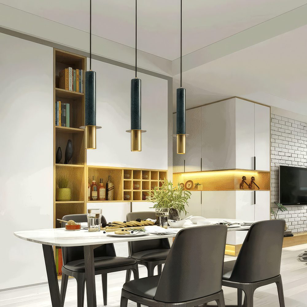 Marble Cylinder Pendant Light view 4