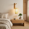 Woven Bamboo Stem Wall Light