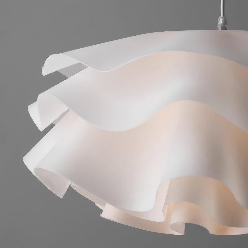 Matt White Petal Pendant Light view 6