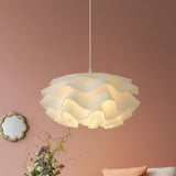 Matt White Petal Pendant Light view 9